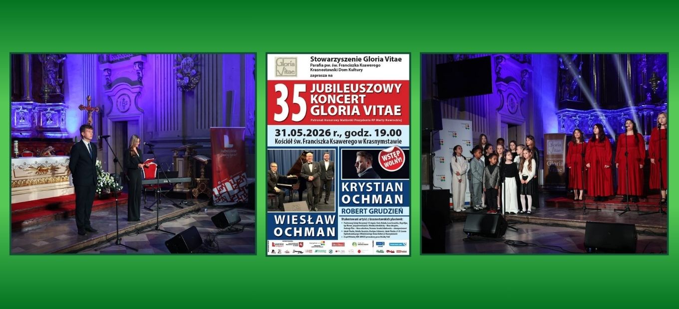 Nasi uczniowie w jubileuszowym koncercie Gloria Vitae