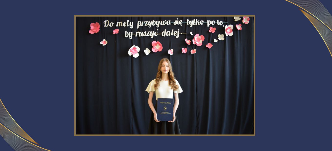 Gabriela Pawlas - Laureatka Nagrody im. Jana i Heleny Stefańczyków - Steftleben w roku szkolnym 2025/2026