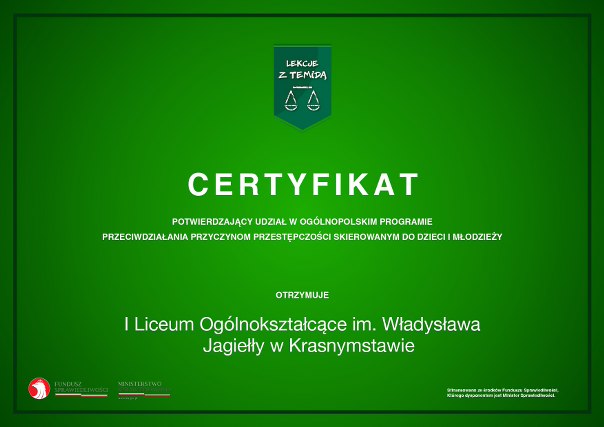 Jagiełło z certyfikatem!