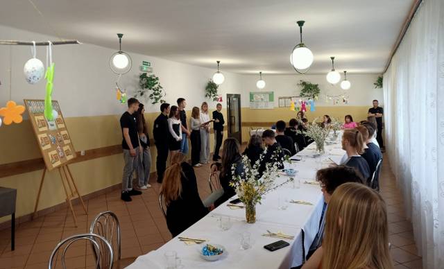 Uroczyste spotkanie wielkanocne w internacie