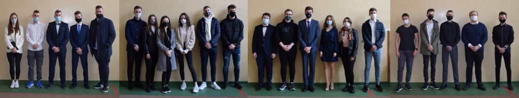 Dyplom dla  absolwentów klasy IIIB