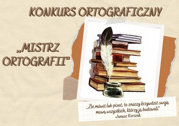 ,,Mistrz Ortografii” w internacie!