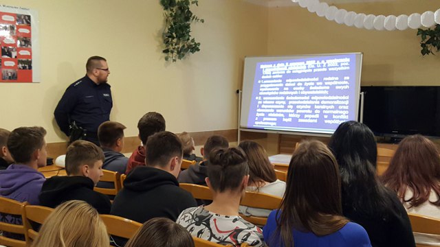 Spotkanie prewencyjne z przedstawicielem Policji